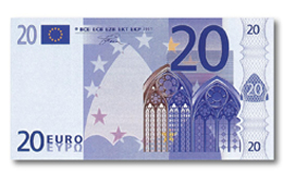 20€ in bar